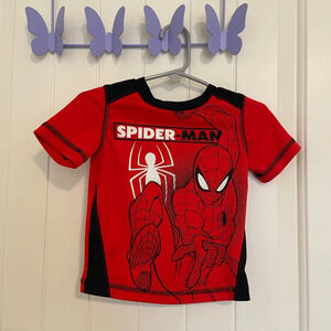EUC | Jumping Beans baby boy’s Spider-Man active shirt — 12‎ months